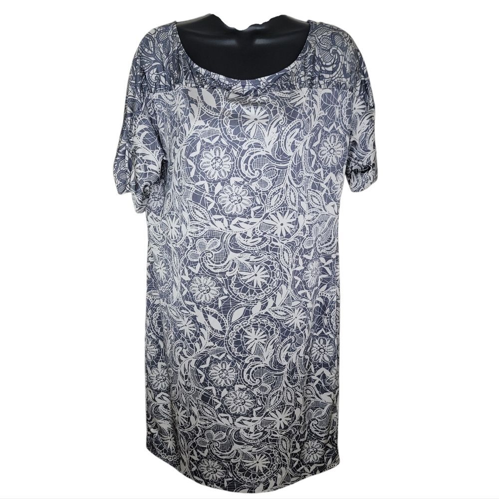 Banana Republic Floral Stretch Jersey Sheath Dress Size Medium